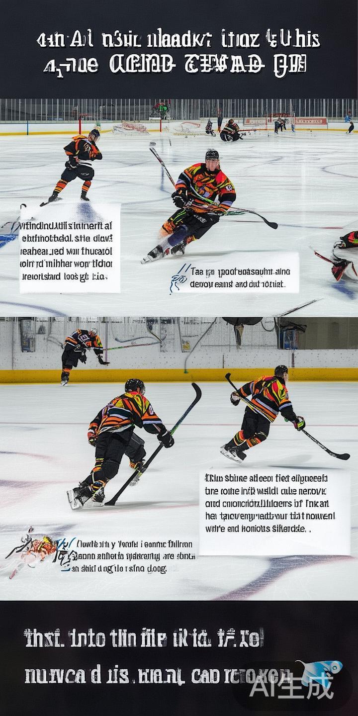 在激烈的冰球比赛中，每一次个人突破都可能改变比赛格