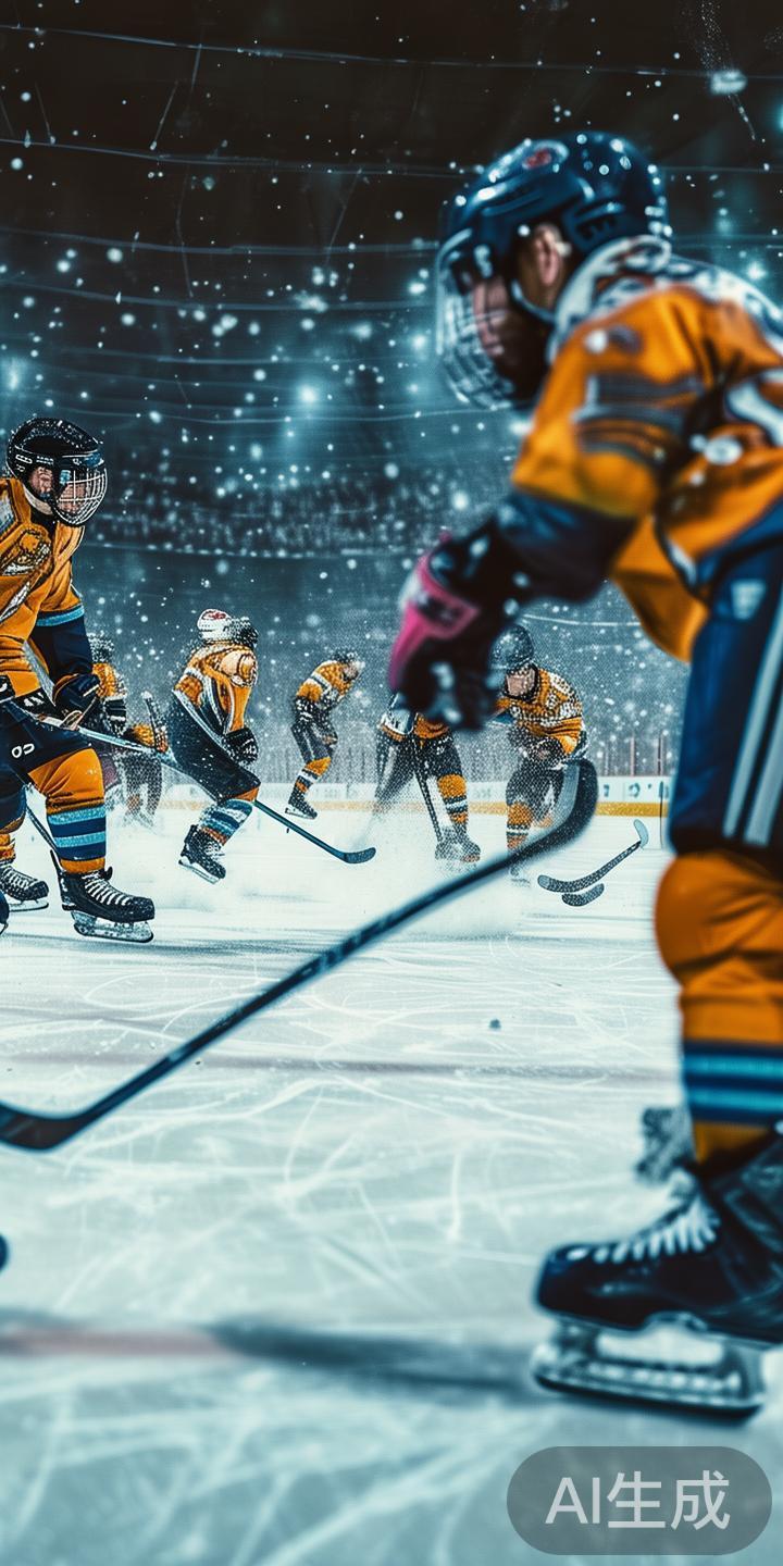 冰球运动是一项速度激烈、技术复杂的运动。面对对手的